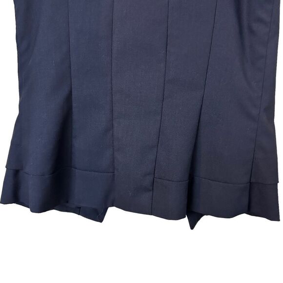 Grass Collection Tailored Black Vest Shawl Lapel - Picture 5 of 7